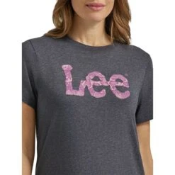 LEE Women's Snakeskin Twitch Short-Sleeve Graphic Tee -Heb Fashion Shop 2085626 001 alt2