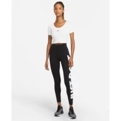 NIKE Women's Sportswear Essential High-Waisted Graphic Leggings -Heb Fashion Shop 2086189 001 alt4
