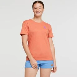 COTOPAXI Women's Happy Day Organic Short-Sleeve Tee -Heb Fashion Shop 2088336 802 alt2