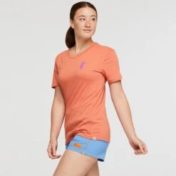 COTOPAXI Women's Happy Day Organic Short-Sleeve Tee -Heb Fashion Shop 2088336 802 alt4