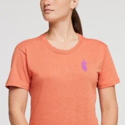 COTOPAXI Women's Happy Day Organic Short-Sleeve Tee -Heb Fashion Shop 2088336 802 alt5