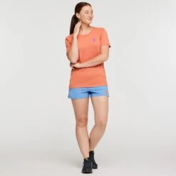 COTOPAXI Women's Happy Day Organic Short-Sleeve Tee -Heb Fashion Shop 2088336 802 alt6