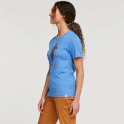 COTOPAXI Women's Altitude Llama Organic Short-Sleeve Tee -Heb Fashion Shop 2088338 405 alt4