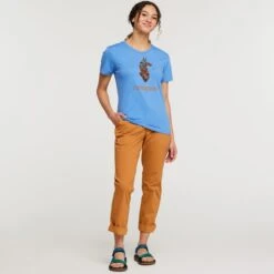 COTOPAXI Women's Altitude Llama Organic Short-Sleeve Tee -Heb Fashion Shop 2088338 405 alt6
