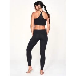 YOGAWORKS Women's Emily Mid-Rise Leggings -Heb Fashion Shop 2088385 001 alt2