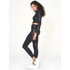 YOGAWORKS Women's Sierra 7/8 High-Waist Leggings -Heb Fashion Shop 2088394 001 alt2