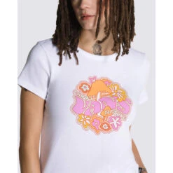 VANS Juniors' Resort To Nature Mini Short-Sleeve Tee -Heb Fashion Shop 2089355 101 alt2