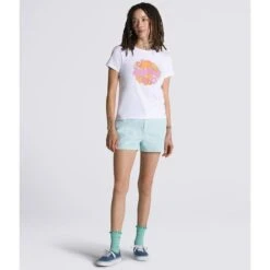 VANS Juniors' Resort To Nature Mini Short-Sleeve Tee -Heb Fashion Shop 2089355 101 alt3