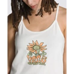 VANS Juniors' Floral Halter Tank Top -Heb Fashion Shop 2089360 101 alt2