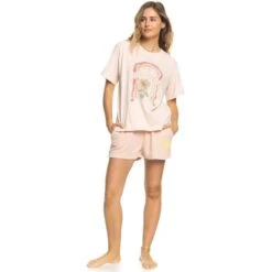 ROXY Juniors' Moonlight Sunset A Oversized Boyfriend Short-Sleeve Tee -Heb Fashion Shop 2089413 807 alt4