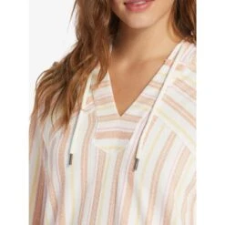 ROXY Juniors' Wild And Free Poncho Style Hoodie -Heb Fashion Shop 2089414 802 alt3