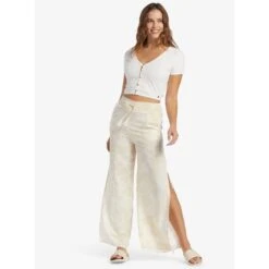 ROXY Juniors' Tropical Rhythm Beachy Pants -Heb Fashion Shop 2089418 908 alt5