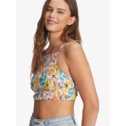 ROXY Juniors' Live Free Strappy Tank -Heb Fashion Shop 2089428 407 alt3