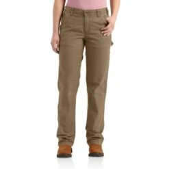 CARHARTT Women's 102080 Rugged Flex Loose Fit Canvas Work Pant -Heb Fashion Shop 2089808 276 alt2