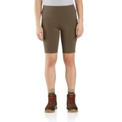 CARHARTT Women's 105878 Force Fitted Lightweight Utility Short -Heb Fashion Shop 2089987 210 alt2